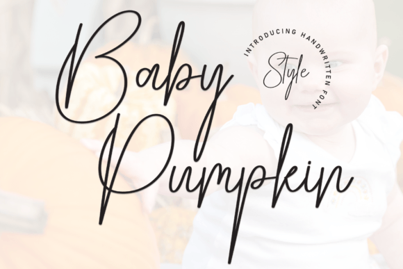 Baby Pumpkin: A Sweet Handwritten Font