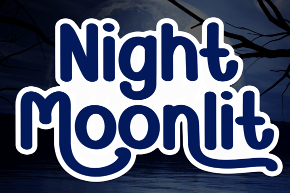 Discover Night Moonlit: A Timeless Handwritten Font