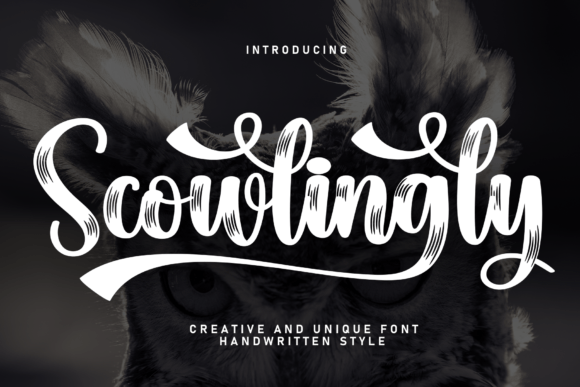 Scowlingly: A Handwritten Font with Timeless Charm